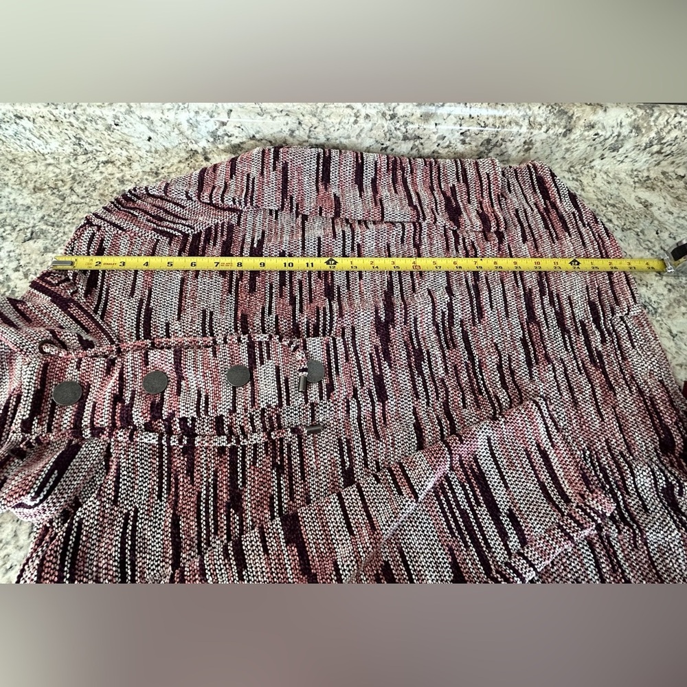 Ruby Rd. Button Snap Cowlneck Pullover Sweater To… - image 10